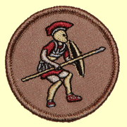boy scout spartan patrol patch